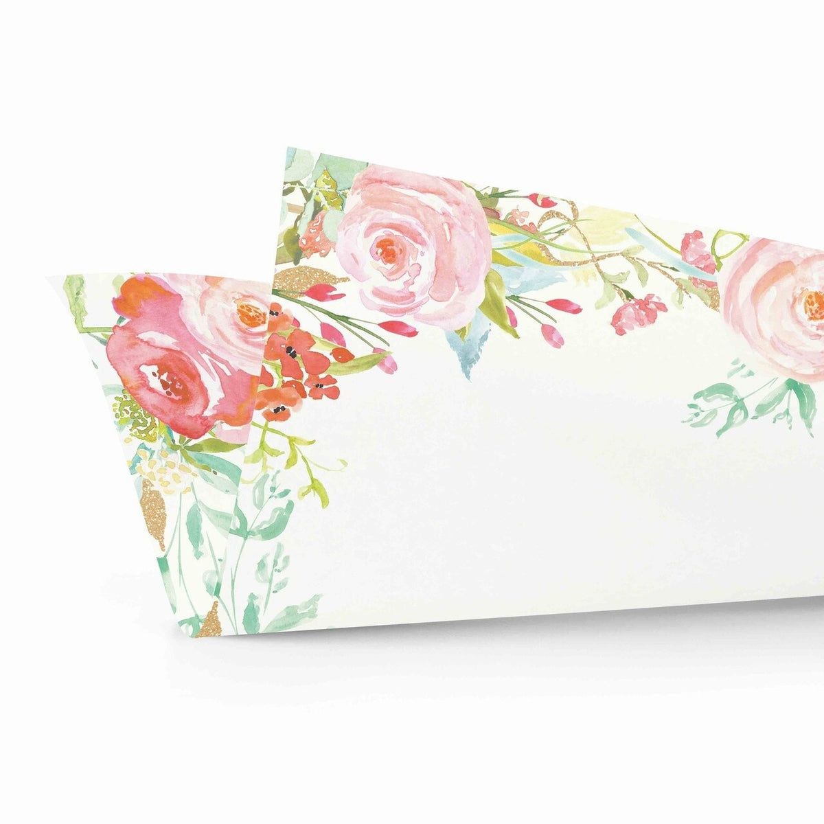 3 Roses Tissue Paper Lively Roses Tissue Paper, 3 Sheets - Moss Danforth
