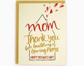 Loving Home Mother's Day Card