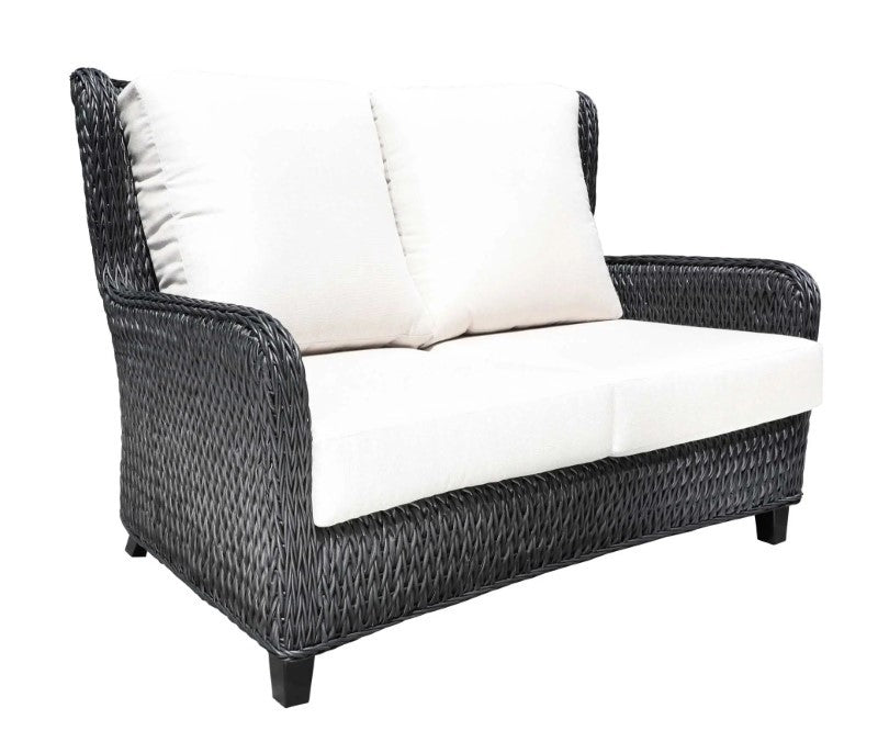 Hudson Outdoor Wing Loveseat