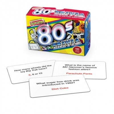 Awesome 80's Trivia Cards