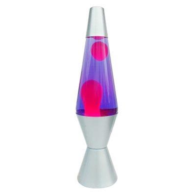 Purple & Pink Liquid Lava Lamp, 14.5"H