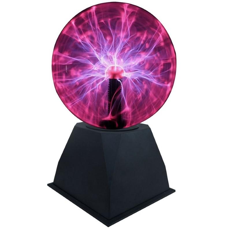 Purple 6" Plasma Ball With Sound Activation