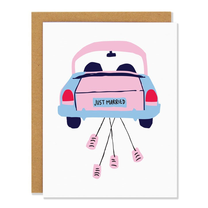 Just Married Wedding Card