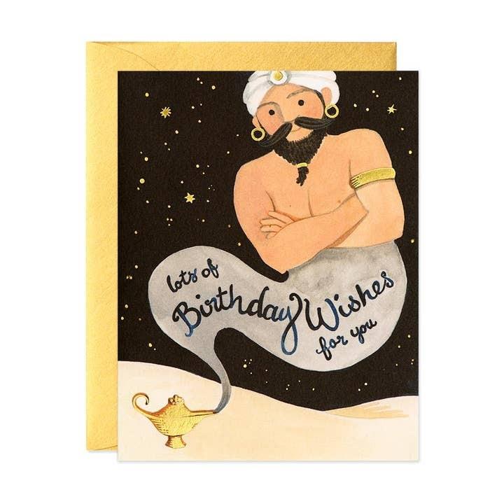 Genie Birthday Card
