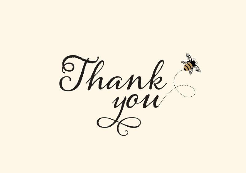 Bumble Bee Thank You Cards, Box of 14