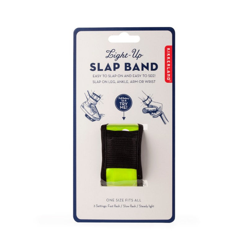 Kikkerland Light Up Slap Band