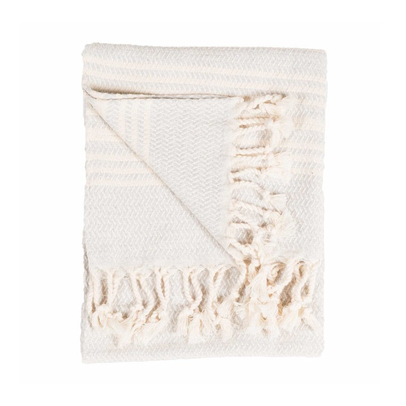 Pokoloko Hasir Turkish Hand Towel, Mist