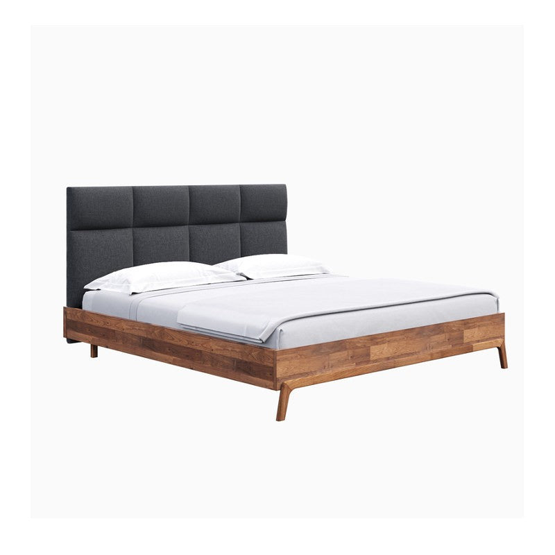 Remix Grey Queen Bed
