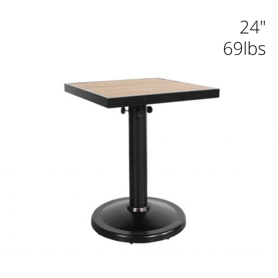 Kensington Outdoor Square Pedestal Bar Table