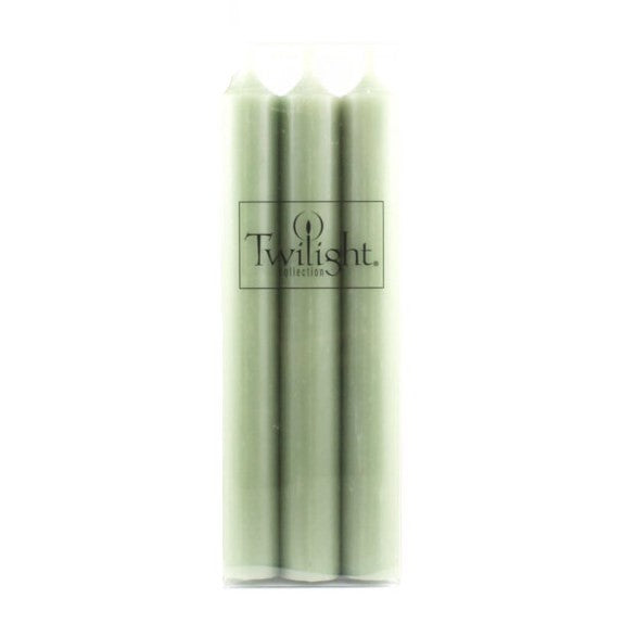 Twilight Honeydew 10&quot; Taper Candles, Pack/6