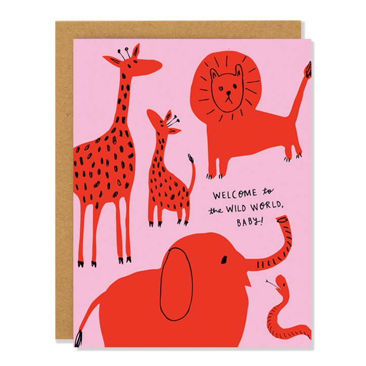 Welcome to the Wild World, Baby Card