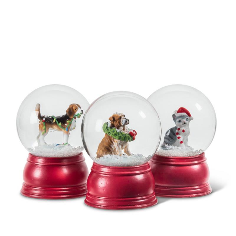 Pet Snow Globe, 2.5"H