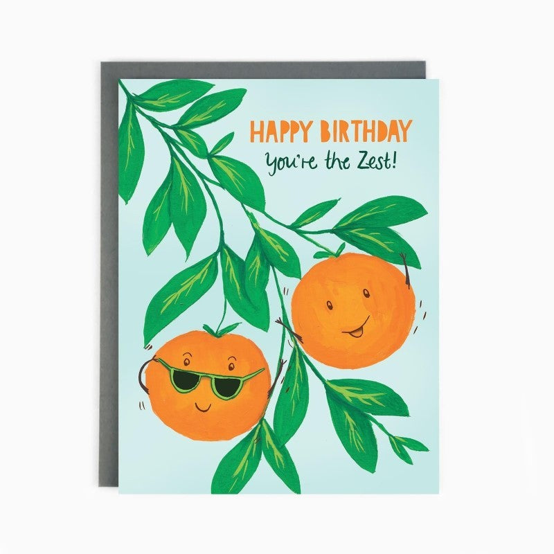 You&#39;re The Zest Birthday Card