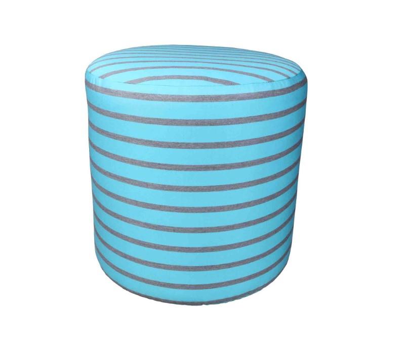 18" Outdoor Round Pouf