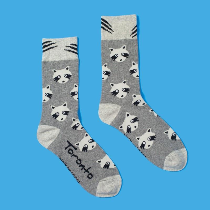 Main and Local Raccoon Socks