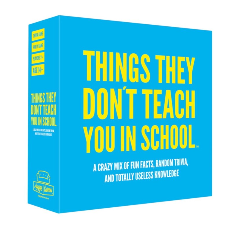 Hygge Things They Don't Teach You in School Trivia Game