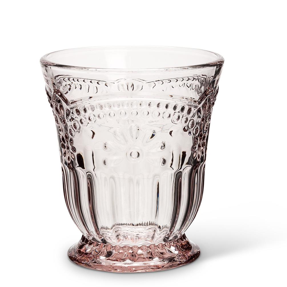 Champagne Pink Flower Tumbler