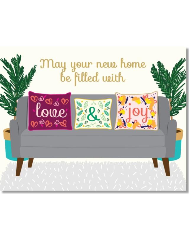 Love &amp; Joy New Home Card