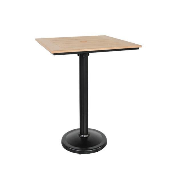 Skye Outdoor Square Pedestal Bar Table