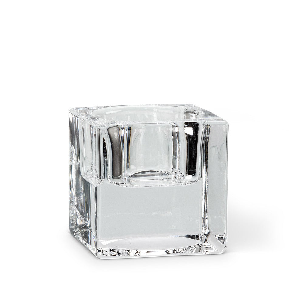 Glass Square Tealight Holder
