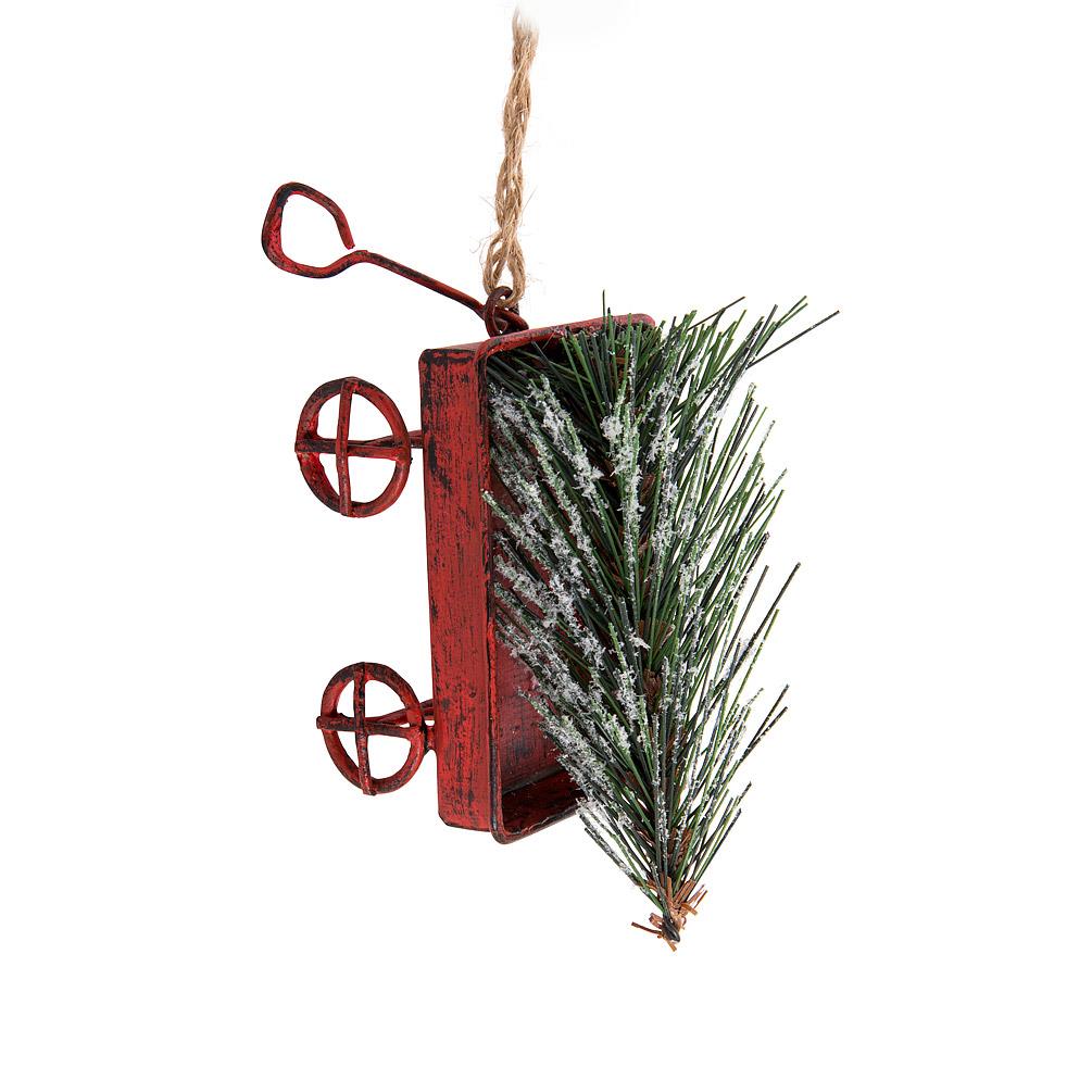 Red Wagon Tree Ornament