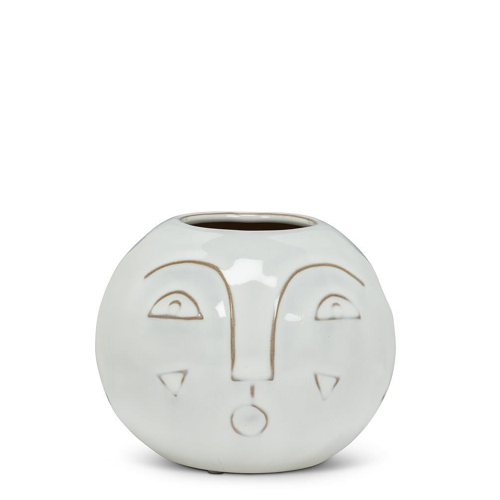 Modern Face Vase, Small