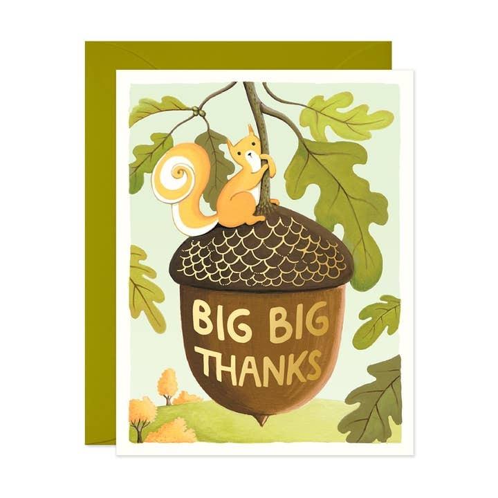 Squirrel Thank You Card