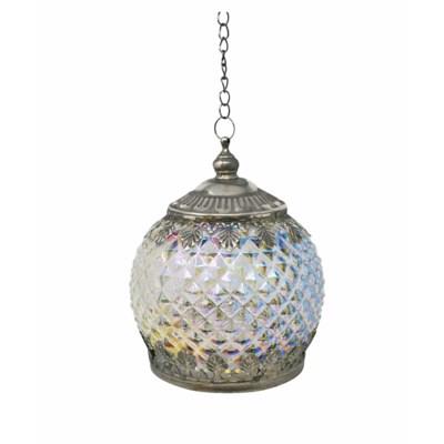 Essaouira White LED Moroccan Lantern