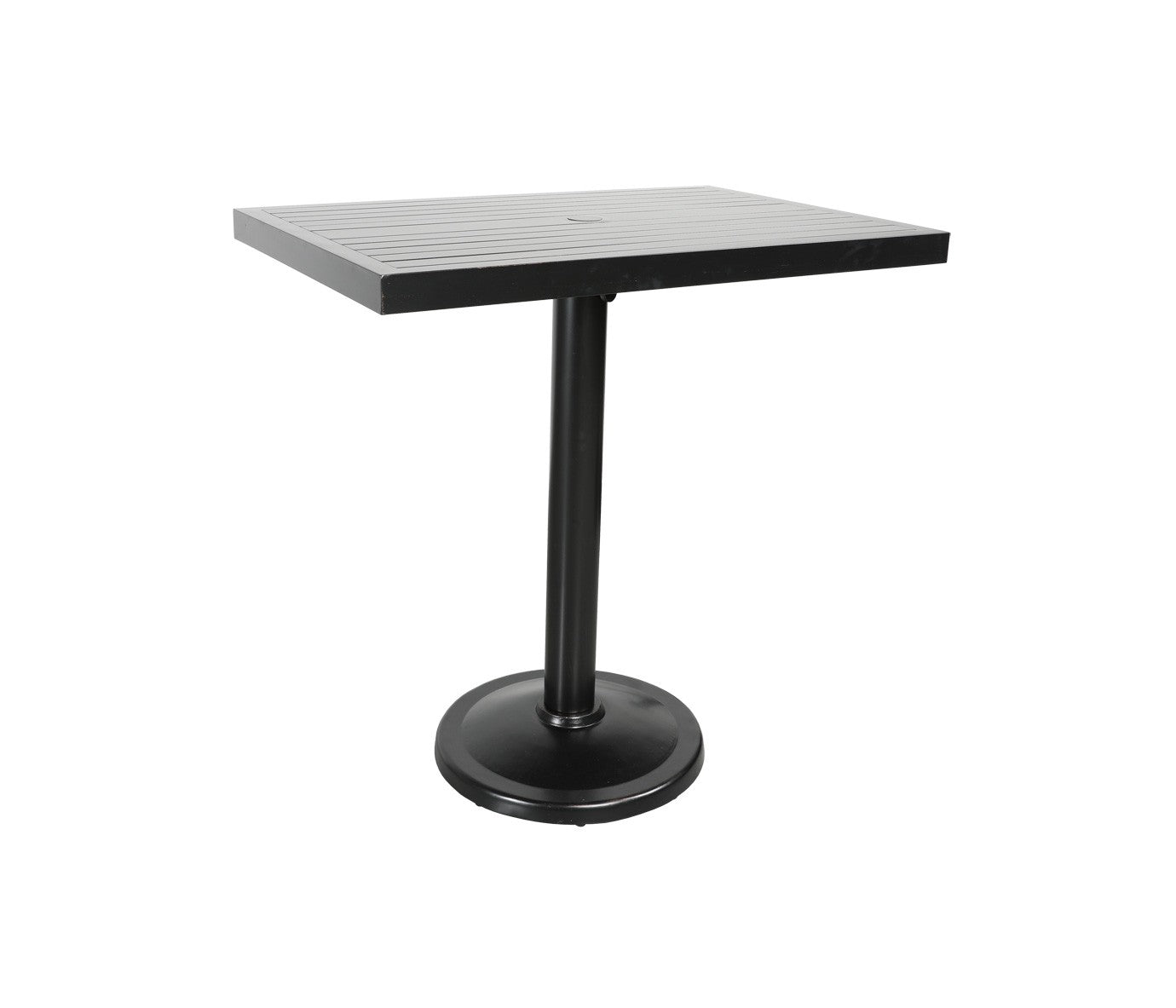 Monaco 48" x 31" Square Pedestal Bar Table