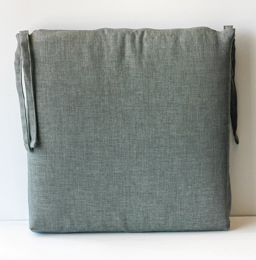 Lady Rosedale Rave Graphite Outdoor Chair Pad,18" x 18"