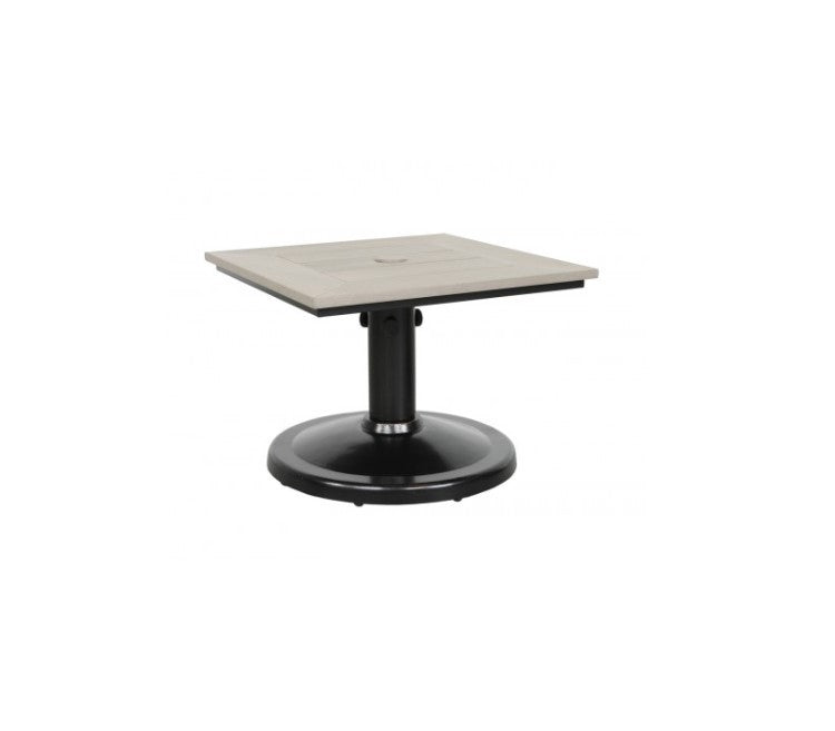 Skye Outdoor Rectangular Pedestal Coffee Table, 24&quot; x 30&quot;