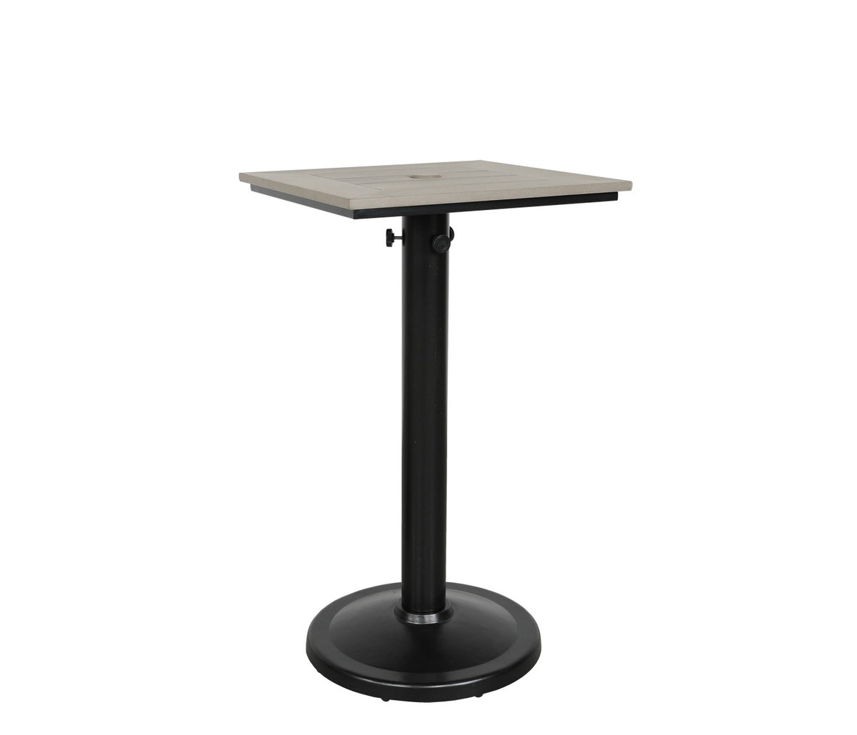 Skye Outdoor Rectangular Pedestal Balcony Table, 24" x 30"