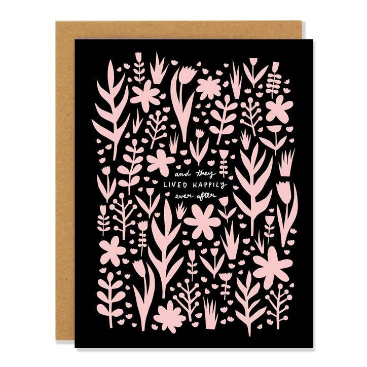 Flowers Wedding Card