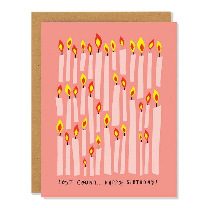 Lost Count Birthday Card