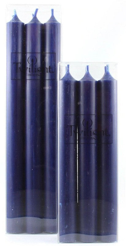 Twilight Navy 10" Tapered Candles, Pack/6