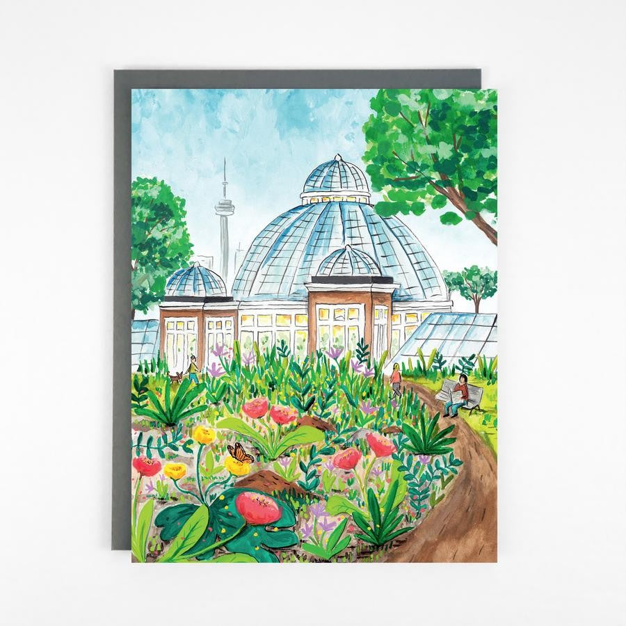 Made in Brockton Village Allan Gardens Greeting Card