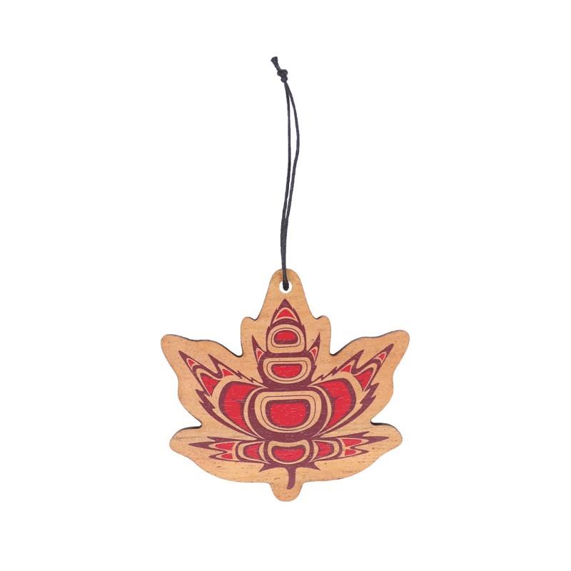 Native Northwest Wood Ornament - Indigenous Maple