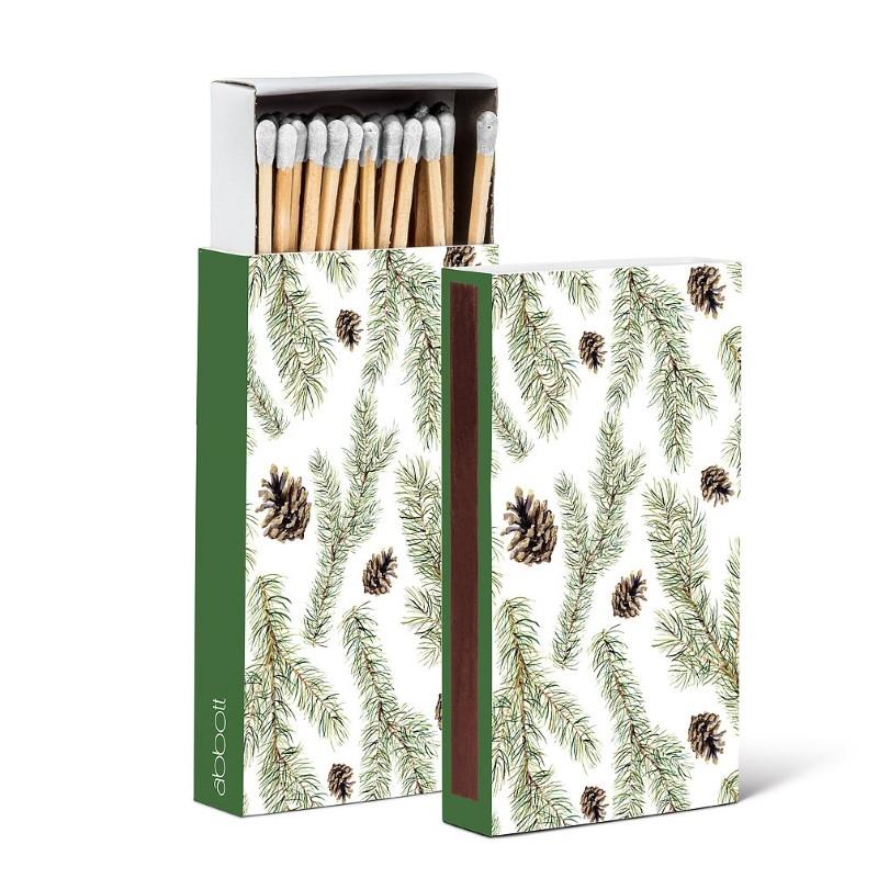 Pine Branches Matchbox, 45 Sticks