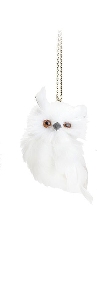 Wise White Owl Ornament