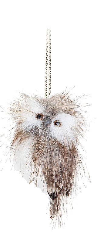 Wise Brown Owl Ornament