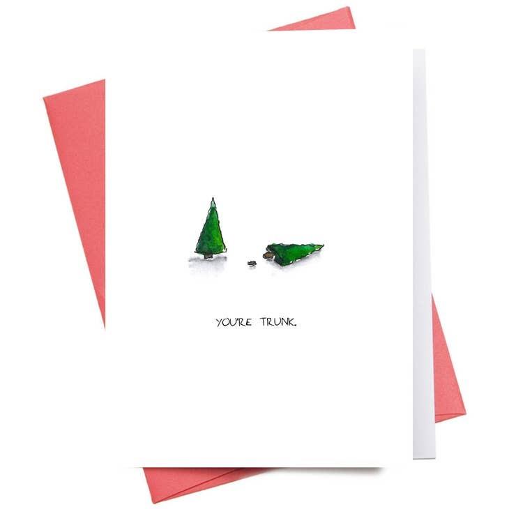 You&#39;re Trunk Christmas Card