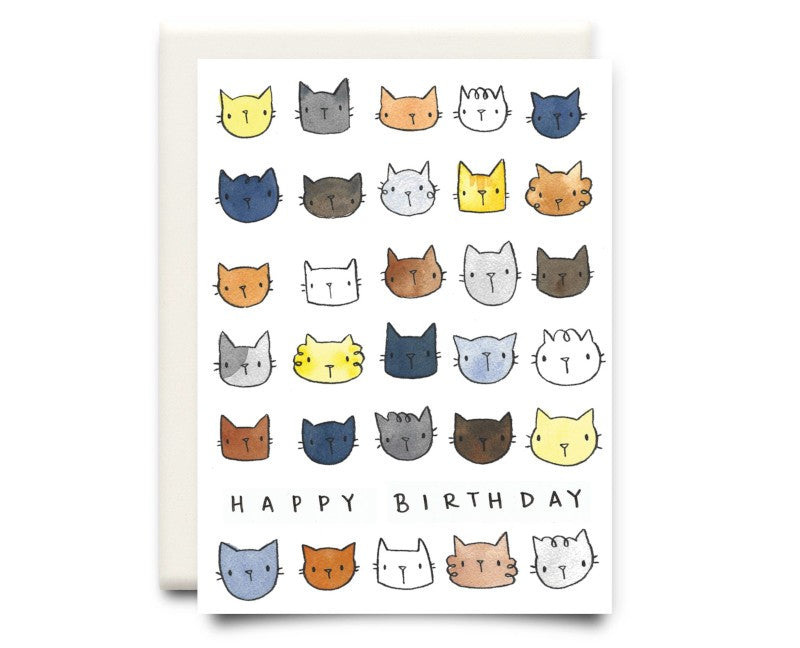 Cats Birthday Card