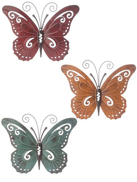 Medium Iron Butterfly - Outdoor Wall Art