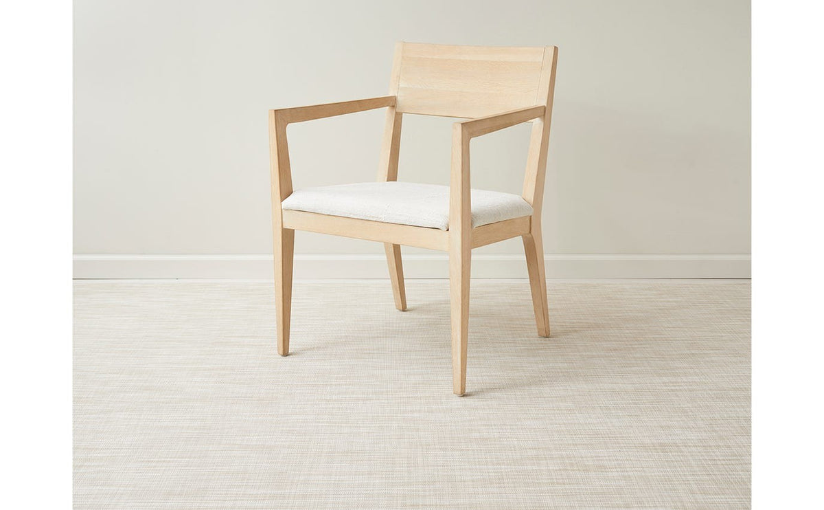 Chilewich Ikat Woven Floor Mat, Bone