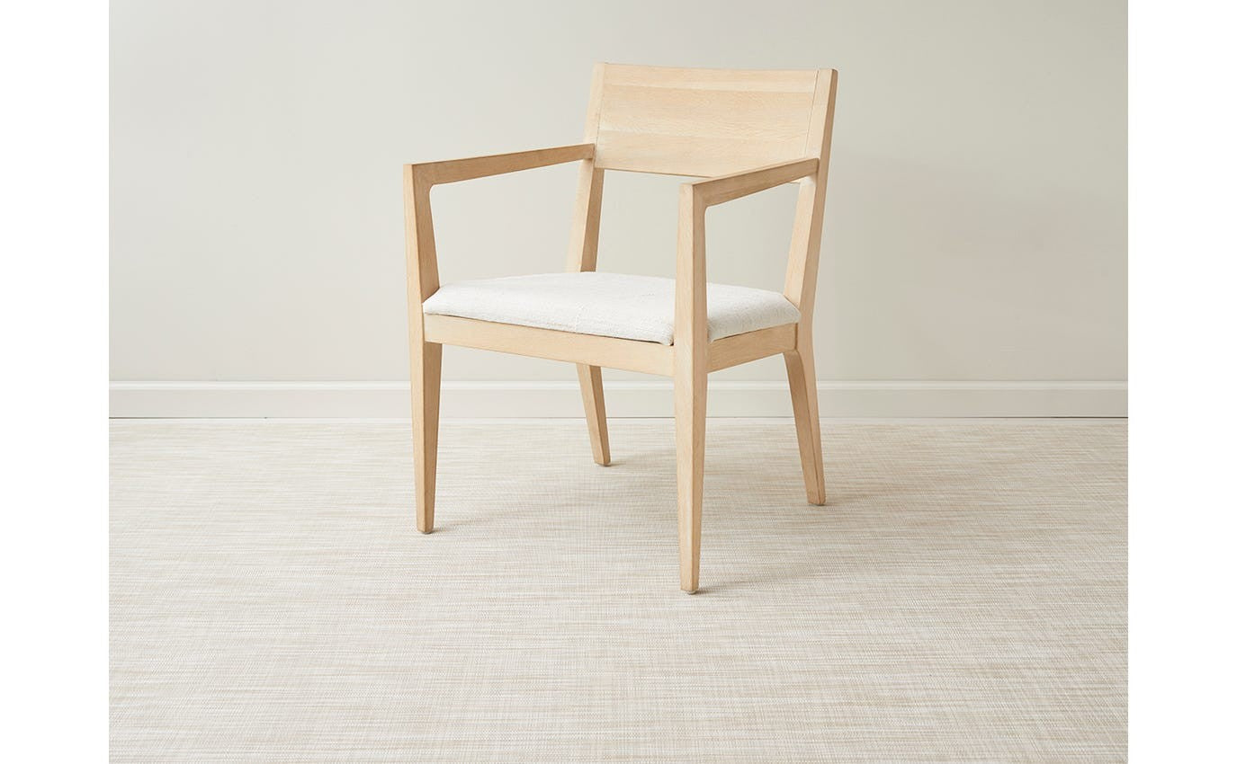 Chilewich Ikat Woven Floor Mat, Bone