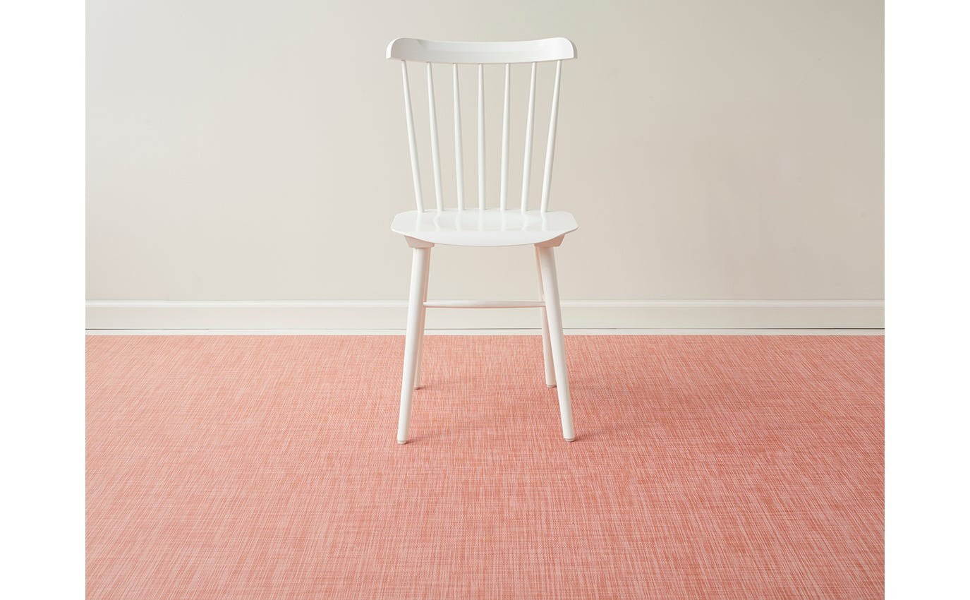 Chilewich Mini Basketweave Woven Floor Mat, Clay