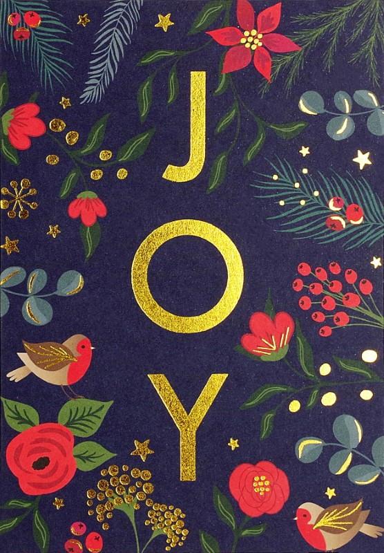 Christmas Joy Small Greeting Cards, Box of 20