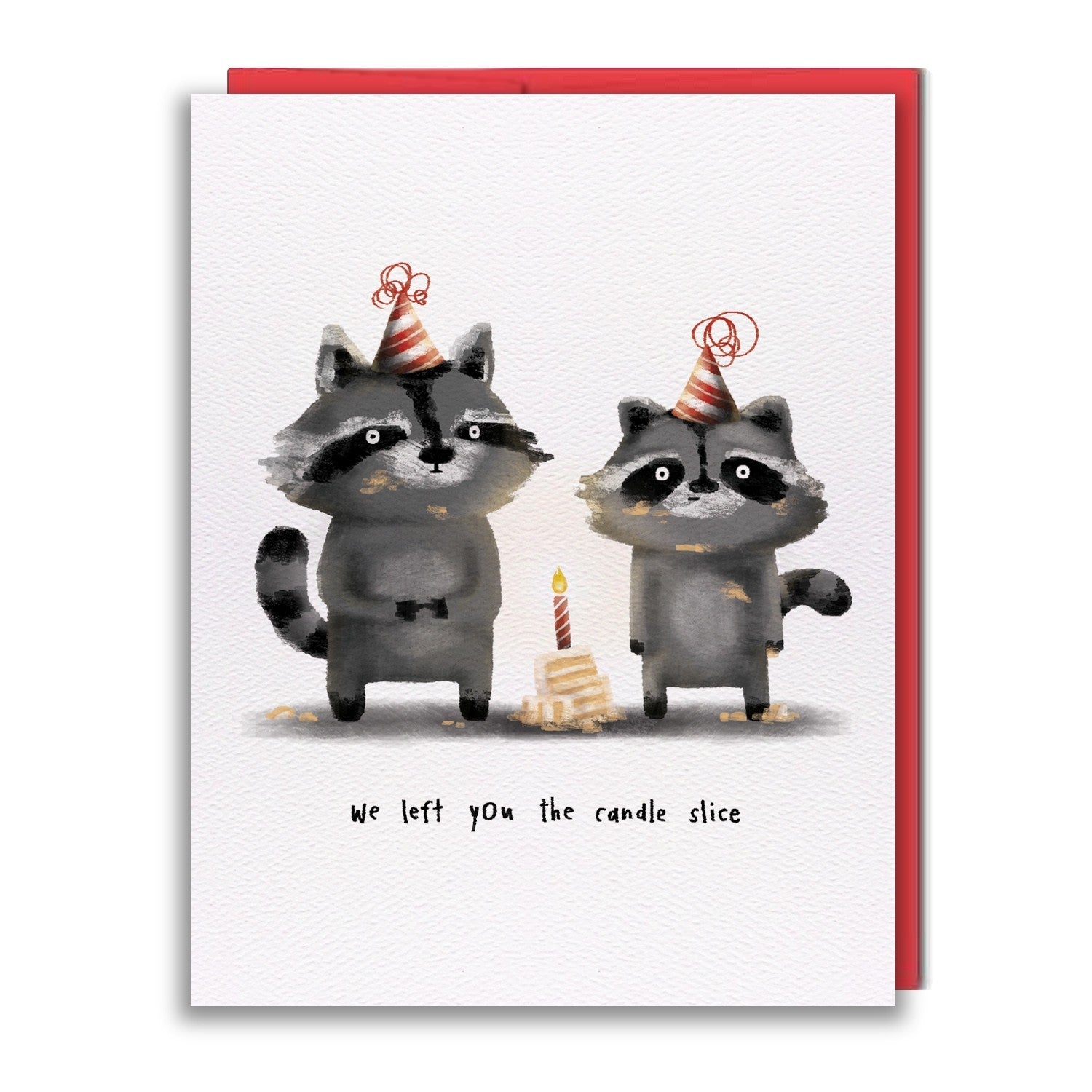Studio Vcky Raccoon Cake Birthday Card