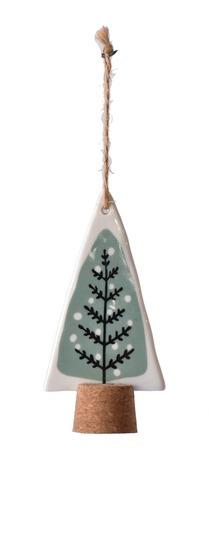 Snowy Green Tree Ornament