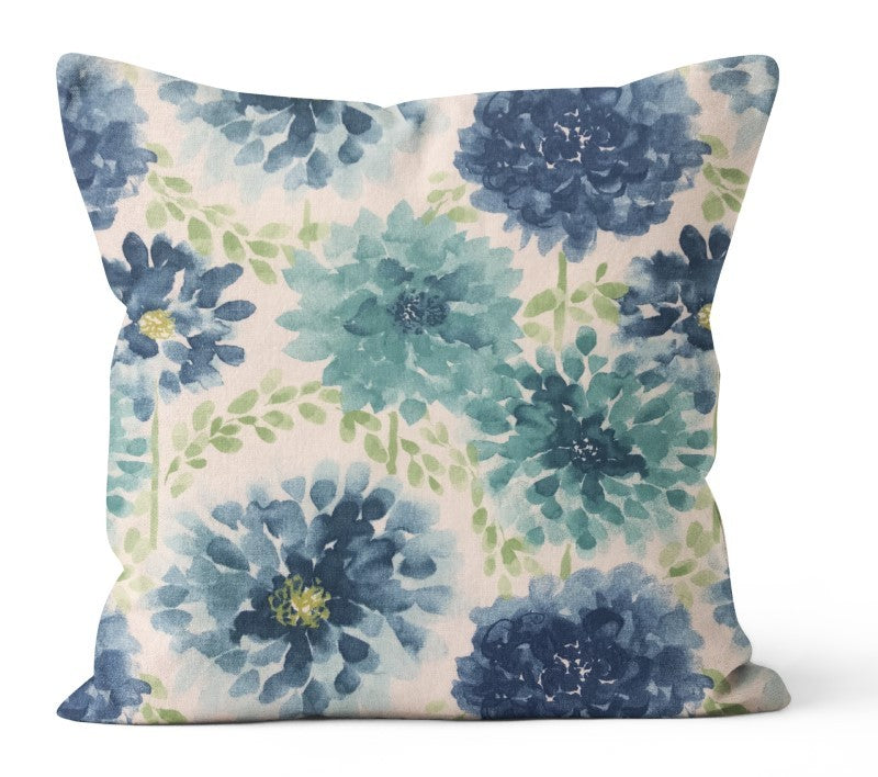 Gardenia Seaglass Square Outdoor Toss Cushion